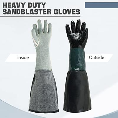 Rubber Blasting Gloves