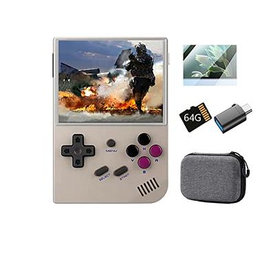 Anbernic RG35XX Handheld Game Console Retro Games Consoles with 3.5 Inch  IPS Screen 64G TF Card 5474 Classic Games 2100mAh Battery Support Linux and