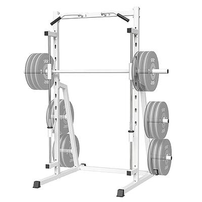 Signature Fitness 3” x 3” Wall Mounted Fold-in Power Cage Squat Rack with  Adjustable Pull Up Bar and J Hooks - Space-Saving Home Gym, Red - Yahoo  Shopping