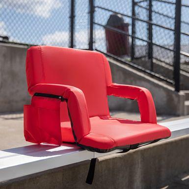 Costway 2 Pcs Stadium Seat For Bleachers With Back Support 6