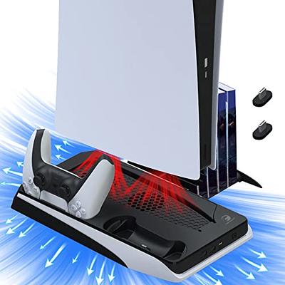 PS5 Stand with Cooling Station and PS5 Controller Charging Station