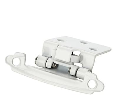 Ravinte 50 Pack 25 Pairs 1/2 inch Overlay Cabinet Hinges White Semi-Concealed  Cupboard Hinges Face Mount Cabinet Door Hardware Self Closing Cabinet Hinges  Decorative Kitchen Cabinet Hinges - Yahoo Shopping