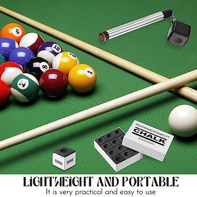 Libima 48 Pieces Cue Chalk Pool Chalk Billiard Chalk with 1 Portable Chalk  Holder for Billiards Black Pool Table Chalk Billiards Pool Table Tool  Accessories - Yahoo Shopping