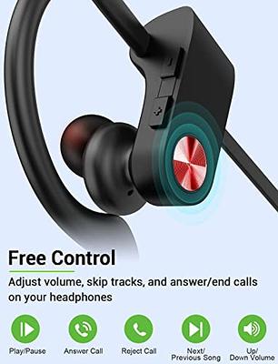  Stiive Bluetooth Headphones, 5.3 Wireless Sports Earbuds IPX7  Waterproof with Mic, Stereo Sweatproof in-Ear Earphones, Noise Cancelling  Headsets for Gym Running Workout, 16 Hours Playtime - GreenBlack :  Electronics