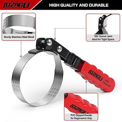 Spurtar Universal Oil Filter Wrench 3 Jaw Adjustable Oil Filter Removal  Tool, 2 Way Oil Filter Wrench for Removing Oil Filters from Diameters  2-1/2
