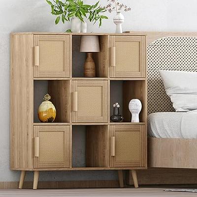  IDEALHOUSE Corner Cabinet with Drawer, Corner Bookshelf Cube  Storage with USB Ports & Outlets, Wooden Metal Frame Corner Cube Shelf,9  Cube Corner Toy Storage for Playroom, Living Room, Bedroom, Grey 