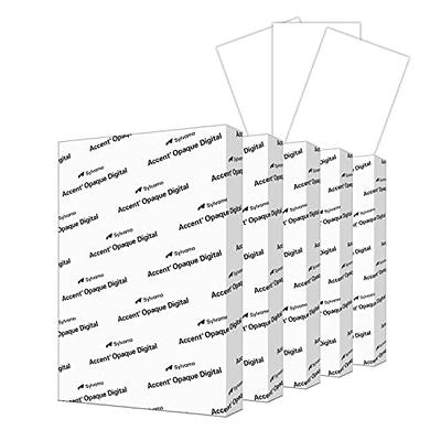 Premium Glossy White 80lb 8.5 x 11 Cardstock - Double Sided