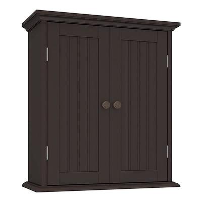 Dracelo 16.14 in. W x 6 in. D x 3 in. H Black 2+1 Tier Bathroom