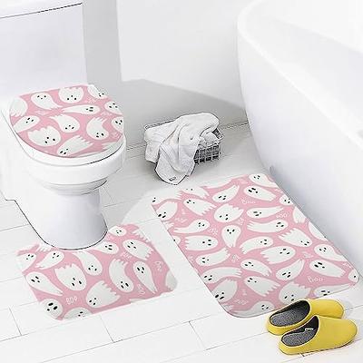 Peach Bathroom Rugs And Mat Cute Cartoon Bath Mat Kids Bathroom Decor  Peachy Plush Coral Pink Non-slip Foot Mat Absorbent Bathtub Rug Washable