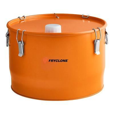 Fryclone Smart Pail 9.5 Gallon Orange Utility Oil Pail - Yahoo Shopping