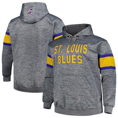Men's Heather Charcoal St. Louis Blues Big & Tall Stripe Pullover Hoodie -  Yahoo Shopping