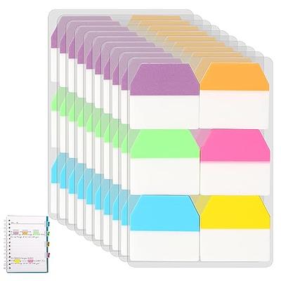 Colorful Page Tabs,Writable Page Sticky Notes,Index Tabs for Book