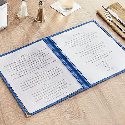 Menu Solutions TOPAPP Clear 2-Hole Page Protectors for Top Ring