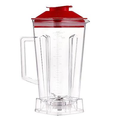 64 OZ Container Blender Pitcher for Vitamix 5000 5200 6300 760 Blender Jar  Cup Replacement Parts Accessories with Red Lid - Yahoo Shopping