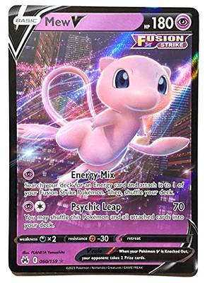  Pokemon - Mew VMax - TG30 - Trainer Gallery - Lost Origin -  Full Art - Black & Gold Holo Foil Card : Toys & Games