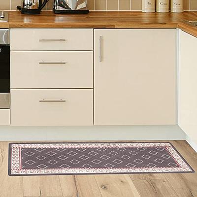 Chef Kitchen Rugs and Mats Non Skid Washable Absorbent Microfiber Kitchen  Mat for Floor Anti Fatigue Kitchen Mat Set of 2 Chef Kitchen Decor Stain  Resistant 17x47.2+17x30 