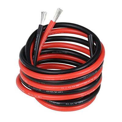 BNTECHGO 18 Gauge PVC 1007 Solid Electric Wire Red and Black Each 100 ft 18  AWG 1007 Hook Up Tinned Copper Wire - BNTECHGO