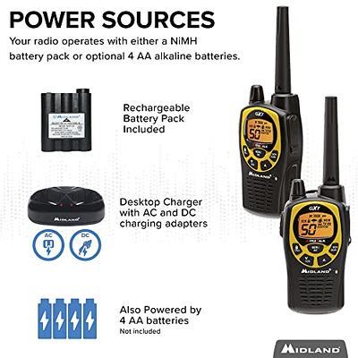 Long Range Walkie Talkie 100 Mile Two Way Radio GMRS Repeater Capable 2  PACK