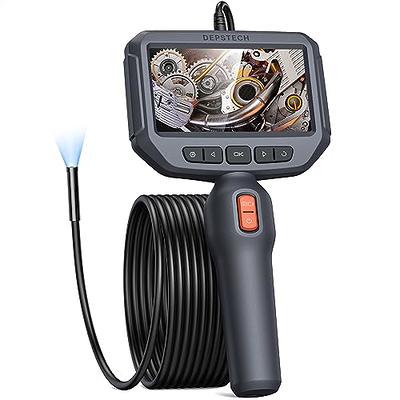 USB Endoscope,Inspection Camera Borescope 3 in 1 HD 2 MP CMOS Waterproof  Snake Camera Pipe Drain with 6 Adjustable Led Light for