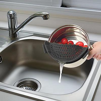 KitchenAid Stainless Steel Sink Strainer, One size, Black