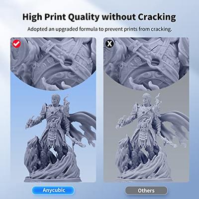 ANYCUBIC Water Washable 3D Printer Resin, 405nm High Precision UV-Curing 3D  Resin, Low Shrinkage Standard Photopolymer Resin for 8K Capable LCD DLP