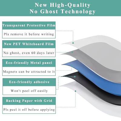  Magnetic Whiteboard Contact Paper, 39 x 18 Peel and Stick Magnetic  Wallpaper, Dry Erase White Board Sticker Set with Magnetic Chore Chart and  Butterfly Decor 33 pcs : Office Products