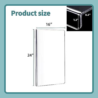 Acrylic Cutting Board Transparent Rectangle Chopping Board Reusable Clear  Countertop Protector Board for Kitchen Countertop