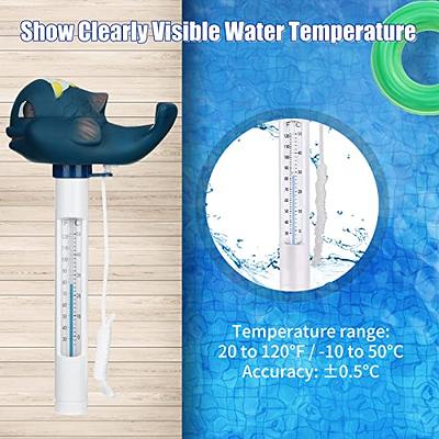 Floating Pool Thermometer Easy Read - Large Size Shark Pool Water  Temperature Thermometer, Pool Accessories for Outdoor & Indoor Swimming  Pools, Spas, Hot Tubs, Fish Ponds - Yahoo Shopping