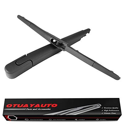 Wiper Blade Meto T6 22' + 22' Windshield Wiper : Water Repellency Polymer Materials Silence Blade Up to 60% Longer Life for All Season Even Clean Ice