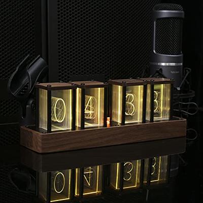 ClocTeck Nixie Tube Clock Walnut Digital Desk Clock, Support Wi-Fi Time  Calibration, Alarm and 12/24h Display, No Assemble Required - A Retro Gift  for Friends (Walnut Wood) - Yahoo Shopping