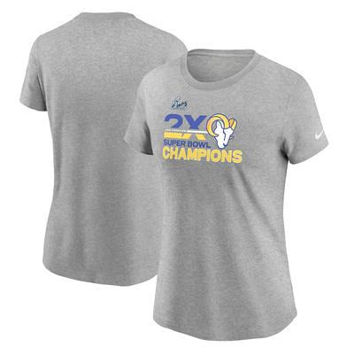 Men's Nike Heathered Gray Los Angeles Rams Super Bowl LVI Champions Locker  Room Trophy Collection T-Shirt