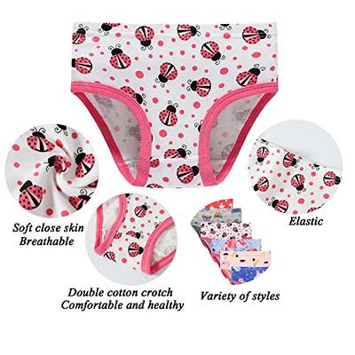Hanes Toddler Girls' Pure Comfort® Underwear panties, 100% Cotton, 10-Pack  2T/3T