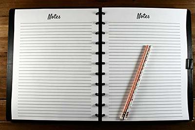  A5 Size Meeting Manager, Sized and Punched for 6-Ring A5  Notebooks by Filofax, LV (GM), Kikki K, TMI, and Others. Sheet Size 5.83 x  8.27 (148mm x 210mm) : Office