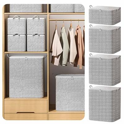 Clear Foldable Sweater Storage Box With Handle Zipper - Temu