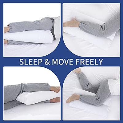 HOMBYS Knee Pillow for Side Sleepers,Down Alternative Between Leg