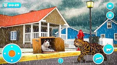 🕹️ Play Lost Kitty Go Home Game: Free Online Cat Path Making Video Game  for Kids & Adults