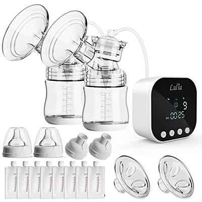 Double Electric Breast Pump, Breastfeeding Pump with 2 Size Flanges19m –  Lulia