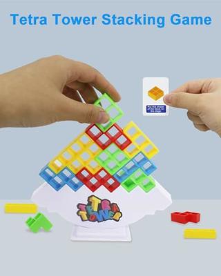  FLLOBE Tetra Tower Game-64 PCS Team Tower Game for