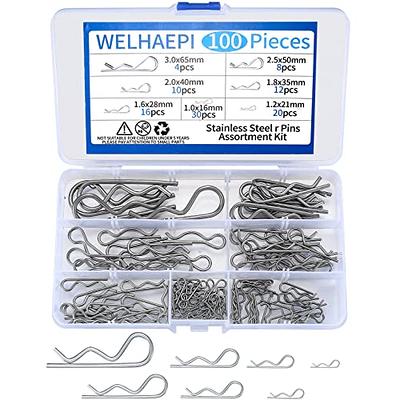 AUCELI 78 Pcs Car Bumper Push Retainer Clips, 6mm 8mm 12mm Most Popular  Sizes, Plastic Rivets