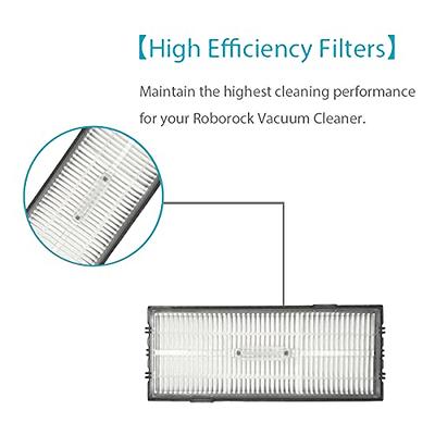 (8 Pieces) HEPA Filter for Roborock S7 S7+ S7 MaxV S7 MaxV Plus S7 MaxV  Ultra S8 Pro Ultra S8 S8+, Robot Vacuum Cleaner Filter Accessory Kit