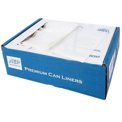 Lavex Li'l Herc 33 Gallon 1.2 Mil 33 x 39 Low Density Medium-Duty Clear  Can Liner / Trash Bag - 100/Case