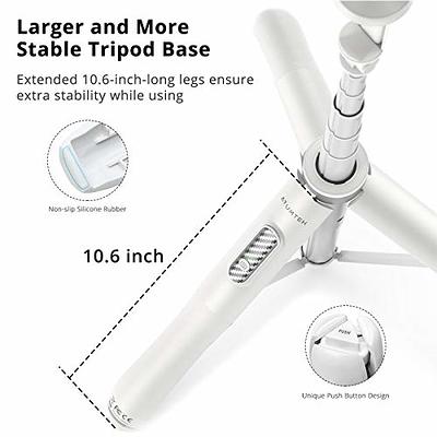 ATUMTEK 51 Selfie Stick Tripod, All in One Extendable Phone Tripod Stand  with Bluetooth Remote 360° Rotation for iPhone and Android Phone Selfies,  Video Recording, Vlogging, Live Streaming, White - Yahoo Shopping