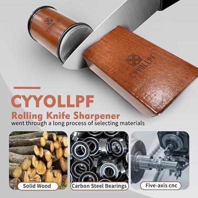 Rolling Knife Sharpener,CYYOLLPF Upgraded Knife Sharpener Industry