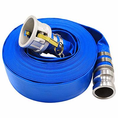 Blue Devil 50-Foot Backwash Hose for Pool with Hose Clamp, 1-1/2