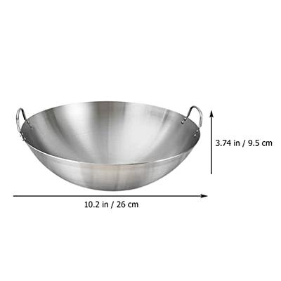  TEHAUX Stainless Wok Spout Small Pot Mini Pot Dual