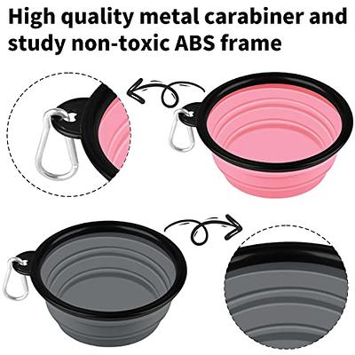 Collapsible Dog Bowl,collapsible Dog Water Bowls For Cats Dogs, Portable Pet  Feeding Watering Dish,portable Dog Water Food Bowl With Carabiner