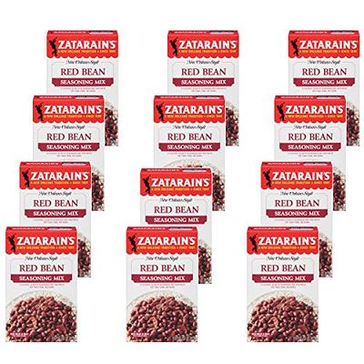 Zatarain's Reduced Sodium Red Beans & Rice, 8 oz (Pack of 12)