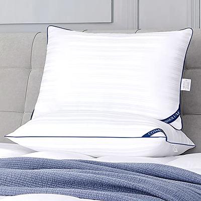 Bed Pillows for Sleeping 2 Pack Queen Size 20 x 30 Inches, Pillow for Side  and Back Sleeper, Soft Hotel Collection Gel Pillows Set of 2, Down