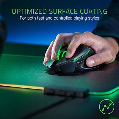 Razer Firefly Hard V2 RGB Gaming Mouse Pad: Customizable Chroma Lighting -  Built-in Cable Management - Balanced