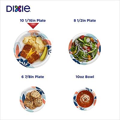 Dixie 10 Inch Printed Paper Plates, 86 ct